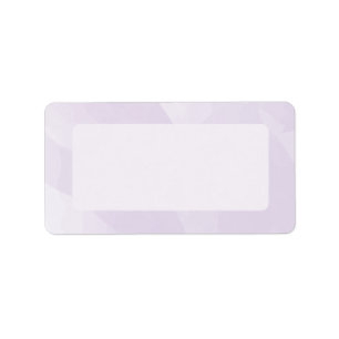 Watercolor Mailing Label, Lavender Label