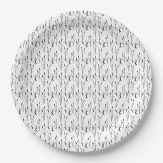 Watercolor Mallard Duck Paper Plates