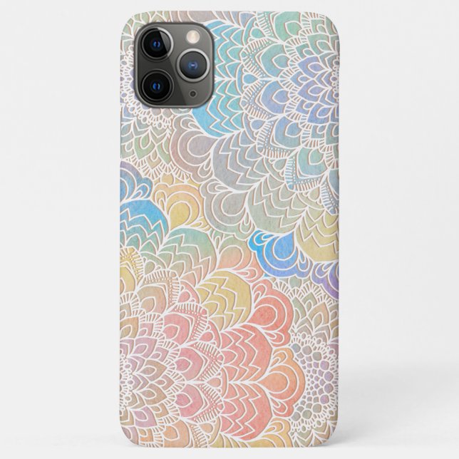 Watercolor mandala Case-Mate iPhone case (Back)