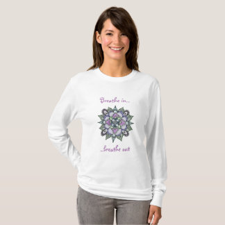 Watercolor Mandala long sleeve t-shirt