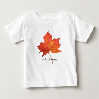 Watercolor Maple Leaf Baby T-Shirt