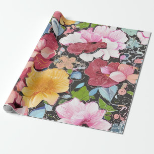 Watercolor Meadow Bliss Wrapping Paper