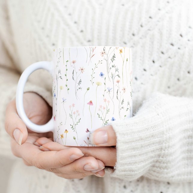 watercolor meadow coffee mug (Creator Uploaded)