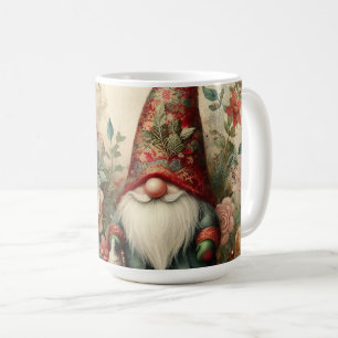 Watercolor Merry Christmas Gnom Coffee Mug