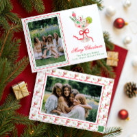 Watercolor Merry Mahjong Christmas Cocktail Photo