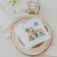 Watercolor Mexico Hacienda | Wedding