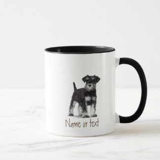 Watercolor Miniature Schnauzer Pet Dog Custom Mug