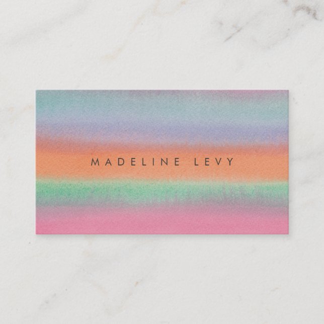 Watercolor Minimalist Modern Appointment Business (Front)