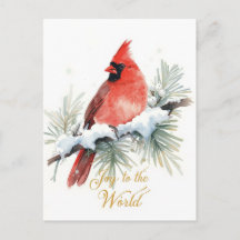 Watercolor Mistletoe Red Bow Merry Christmas