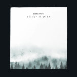 Watercolor Misty Mountain Notepad<br><div class="desc">Watercolor misty mountain notepad</div>