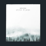 Watercolor Misty Mountain Notepad<br><div class="desc">Watercolor misty mountain notepad</div>