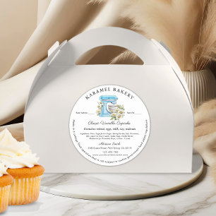 Watercolor Mixer Daisy Label Cottage Bakery