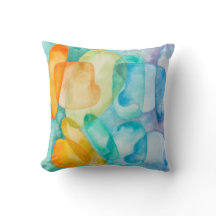 Watercolor/ Modern/ Pattern/ Print/ Pillow/ Design