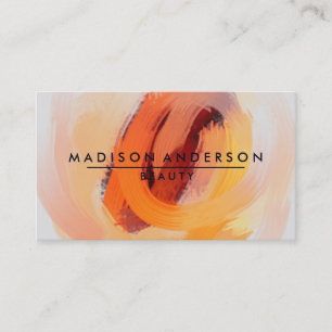 Watercolor Modern Simple & Classic Beauty Business Card