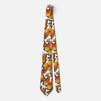 Watercolor Monarch Butterflies 5 Tie