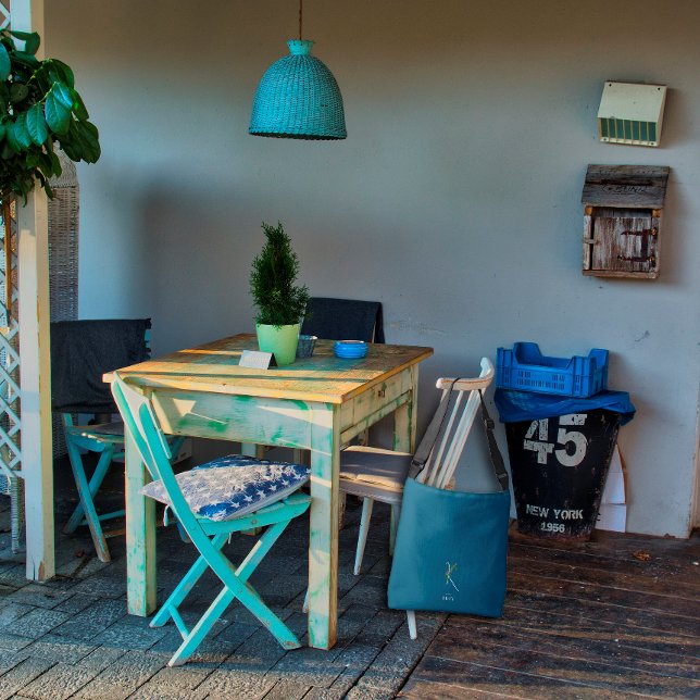  Watercolor monogram letter K nurse dark blue Crossbody Bag (Creator Uploaded)