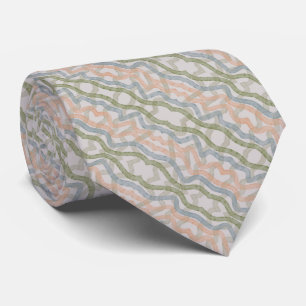 Watercolor Mopping Brushstrokes In Soft Pastel Tie