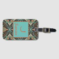 Watercolor Moroccan Floral Tile Personalised  