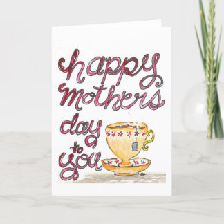 Watercolor Mother’s Day Card