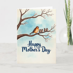 Watercolor Mothers Love Scene Card