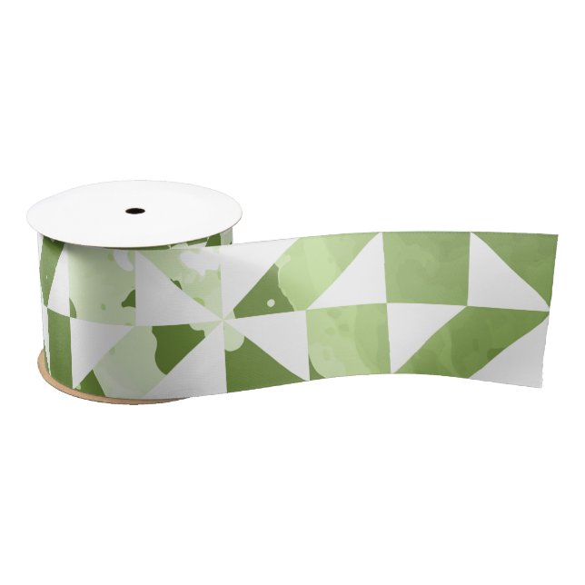 Watercolor motifs 3 satin ribbon (Spool)