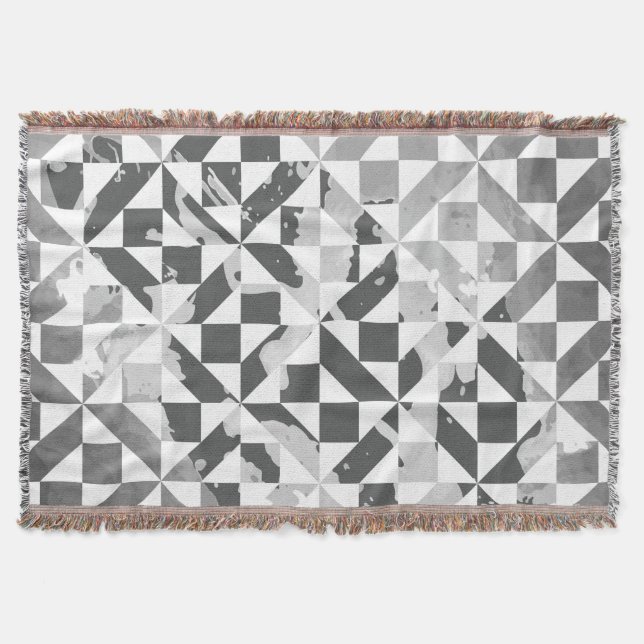 Watercolor motifs 4 throw blanket (Front)