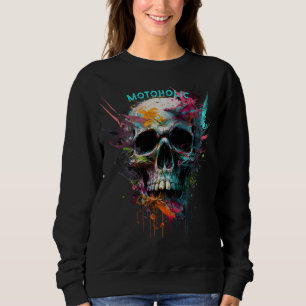 Watercolor Motoholic Sweatshirt