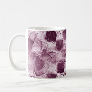 Watercolor mottled texture background. Hand drawn Coffee Mug