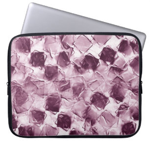 Watercolor mottled texture background. Hand drawn Laptop Sleeve