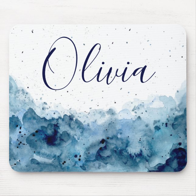 Watercolor Mouse Pad (Front)