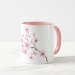 Watercolor Mug Cherry flowers<br><div class="desc">Reproduction of my cherry flower watercolor on a pretty mug with adapted colors</div>