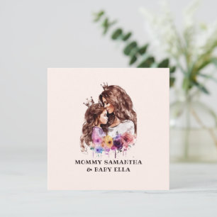 Watercolor Mum and Daughter (3)