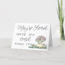 Watercolor Mushroom Card