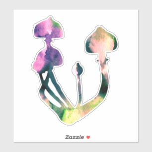 Watercolor Mushrooms