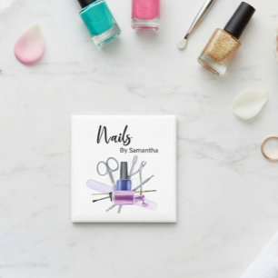 Watercolor Nail Salon Manicure Nail Polish Magnet