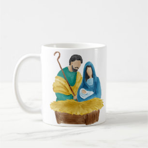 Watercolor Nativity Scene Coffee Mug