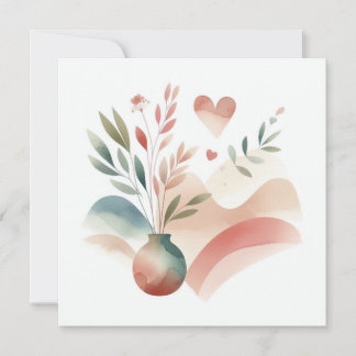 Watercolor Nature 11 Holiday Card