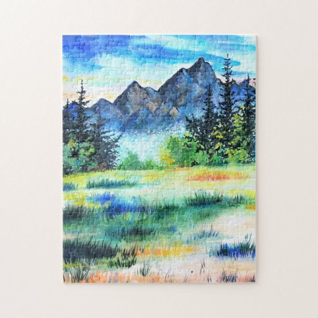Watercolor - Nature Jigsaw Puzzle (Vertical)