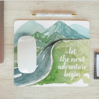 Watercolor Nature Let's The Next Adventure Begin