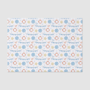 Watercolor Nautical  Tissue Paper