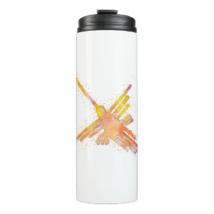 Watercolor Nazca Hummingbird Thermal Tumbler
