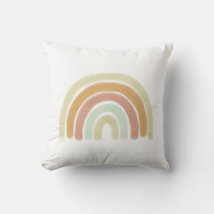Watercolor Neutral Rainbow Cushion