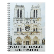 Watercolor Notre-Dame de Paris
