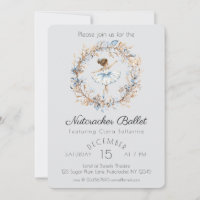 Watercolor Nutcracker Ballet Recital