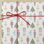 Watercolor Nutcracker Ballet Wrapping Paper<br><div class="desc">PreppyPrint.com - Add your personalised touch to this wrapping paper. Click "edit design" to change the font,  image size,  etc. Transfer this design onto the products of your choice too! Cover photo by rawpixel.com. Please visit my designer store,  PreppyPrint.com,  for coordinating items.</div>