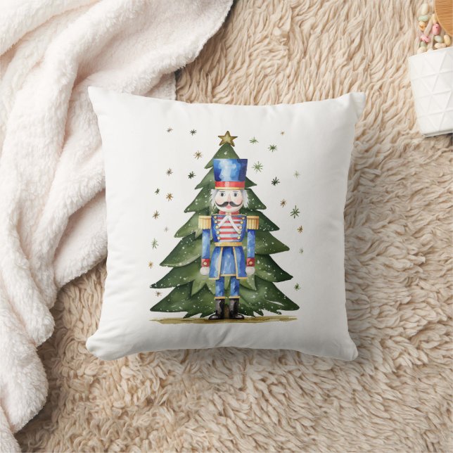 Watercolor Nutcracker Cushion (Blanket)