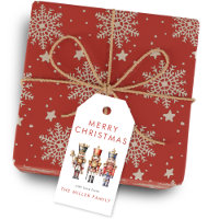 Watercolor Nutcracker Modern Minimal Christmas