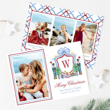 Watercolor Nutcracker Monogram Crest Photo