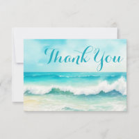 Watercolor Ocean Cruise Boat Crew Appreciation