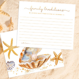 Watercolor Ocean Little Pearl Baby Shower Activity